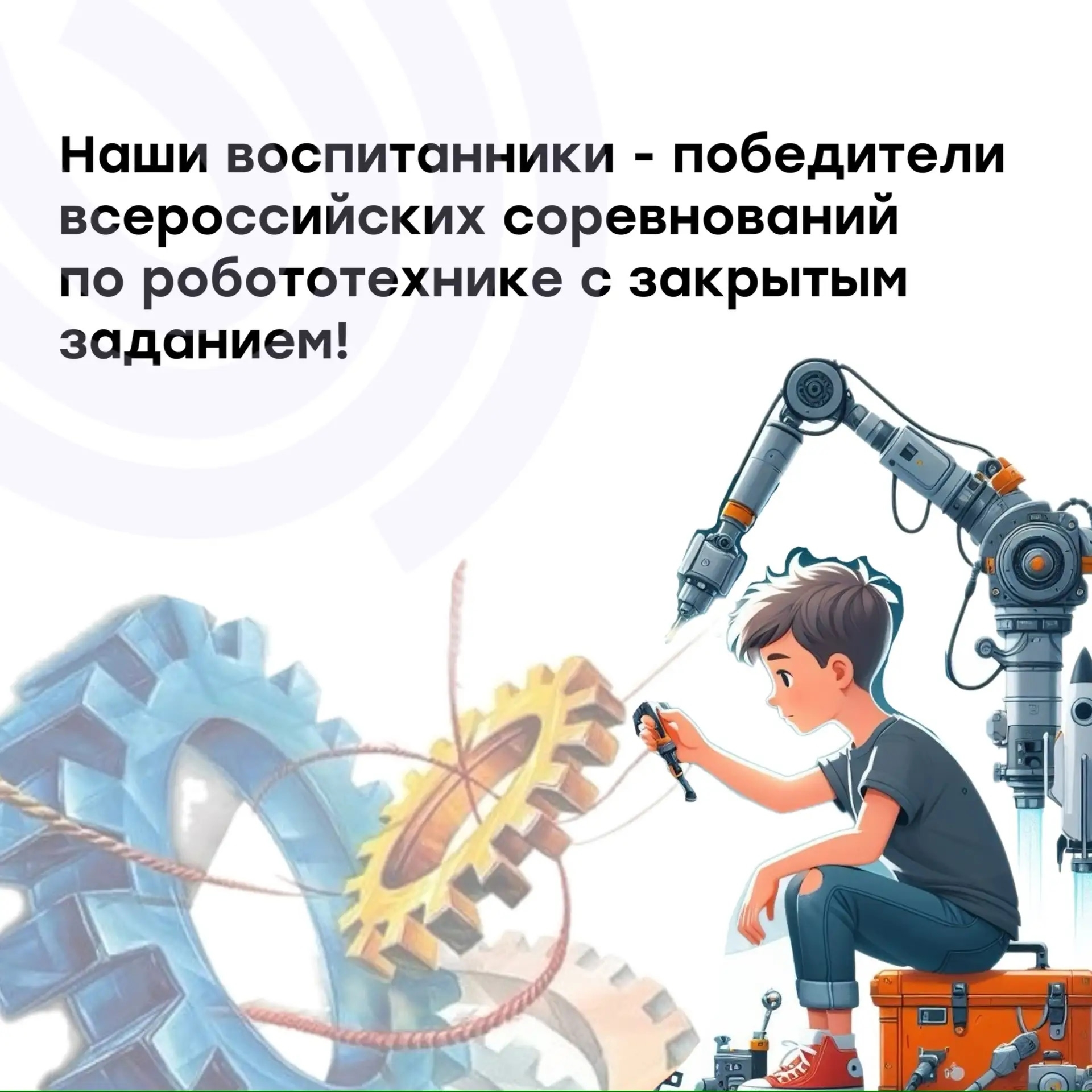 Наши воспитанники - победители всероссийских соревнований по робототехнике с закрытым заданием!